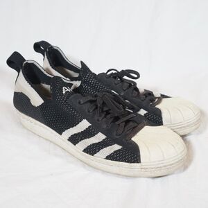 Adidas Superstar 80s Primeknit Sneakers Black White Women’s Size 10.5 RARE